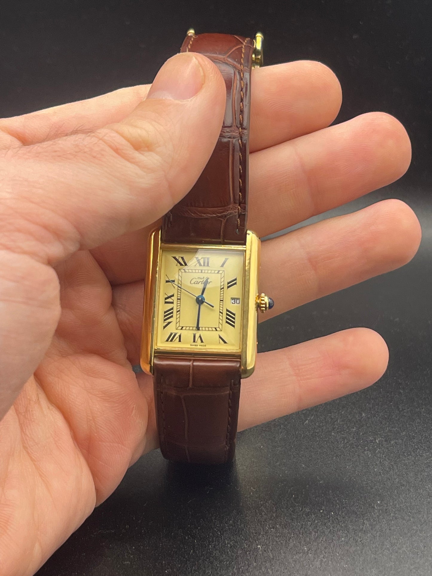Cartier Must De Tank 25mm Gents