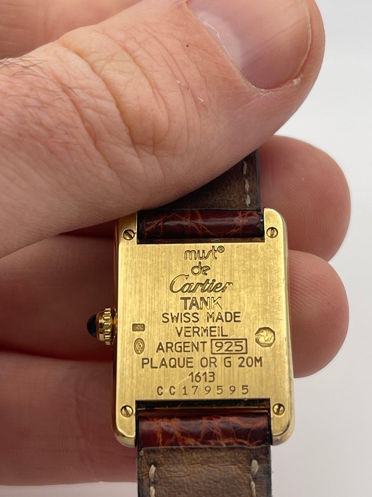 Cartier Must De Tank 20mm Ladies