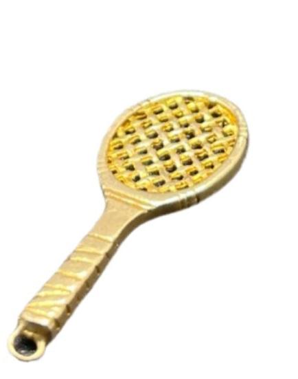 9ct Tennis Racket Pendant