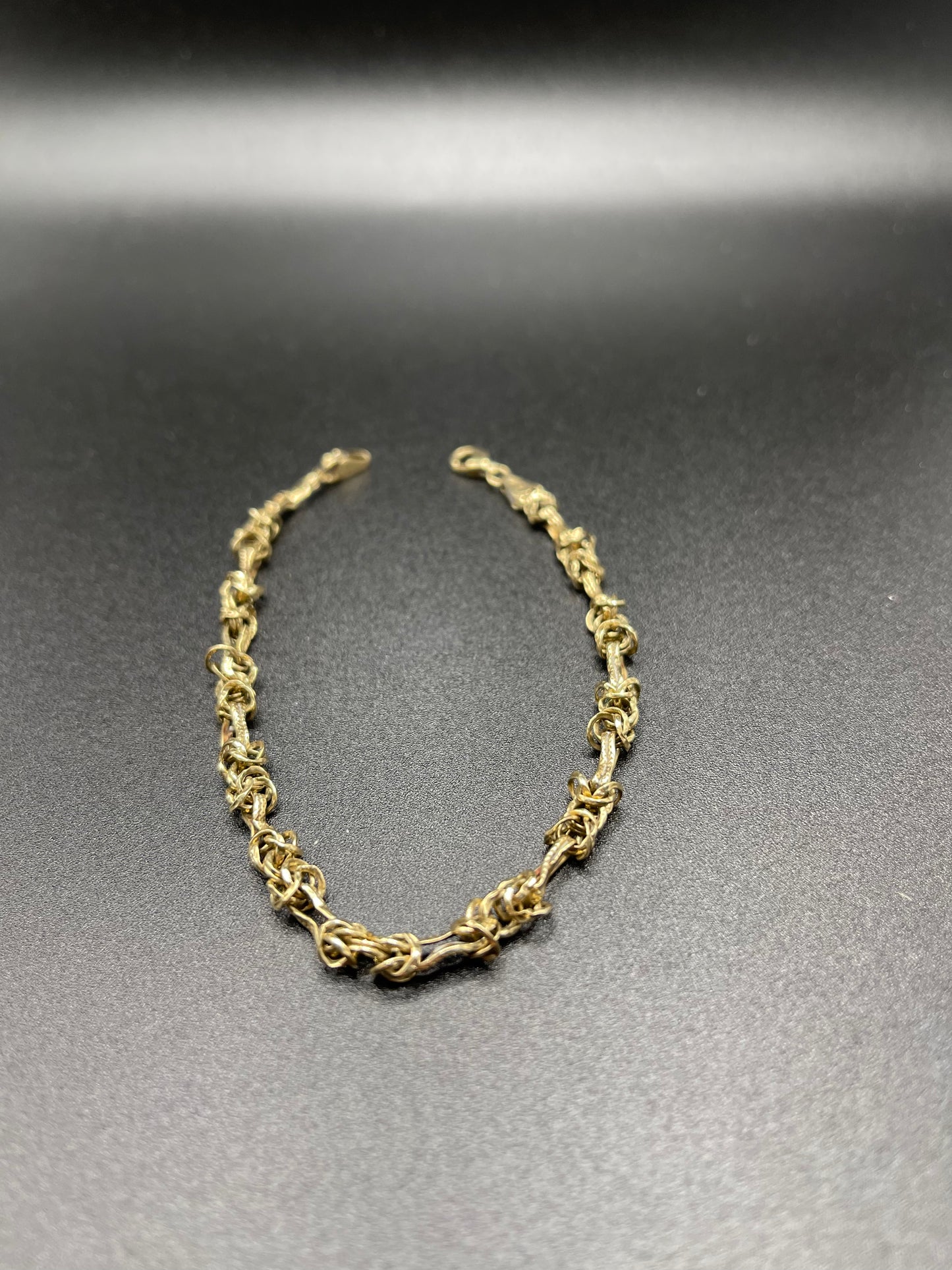 9ct Gold Unusual Italian Bracelet