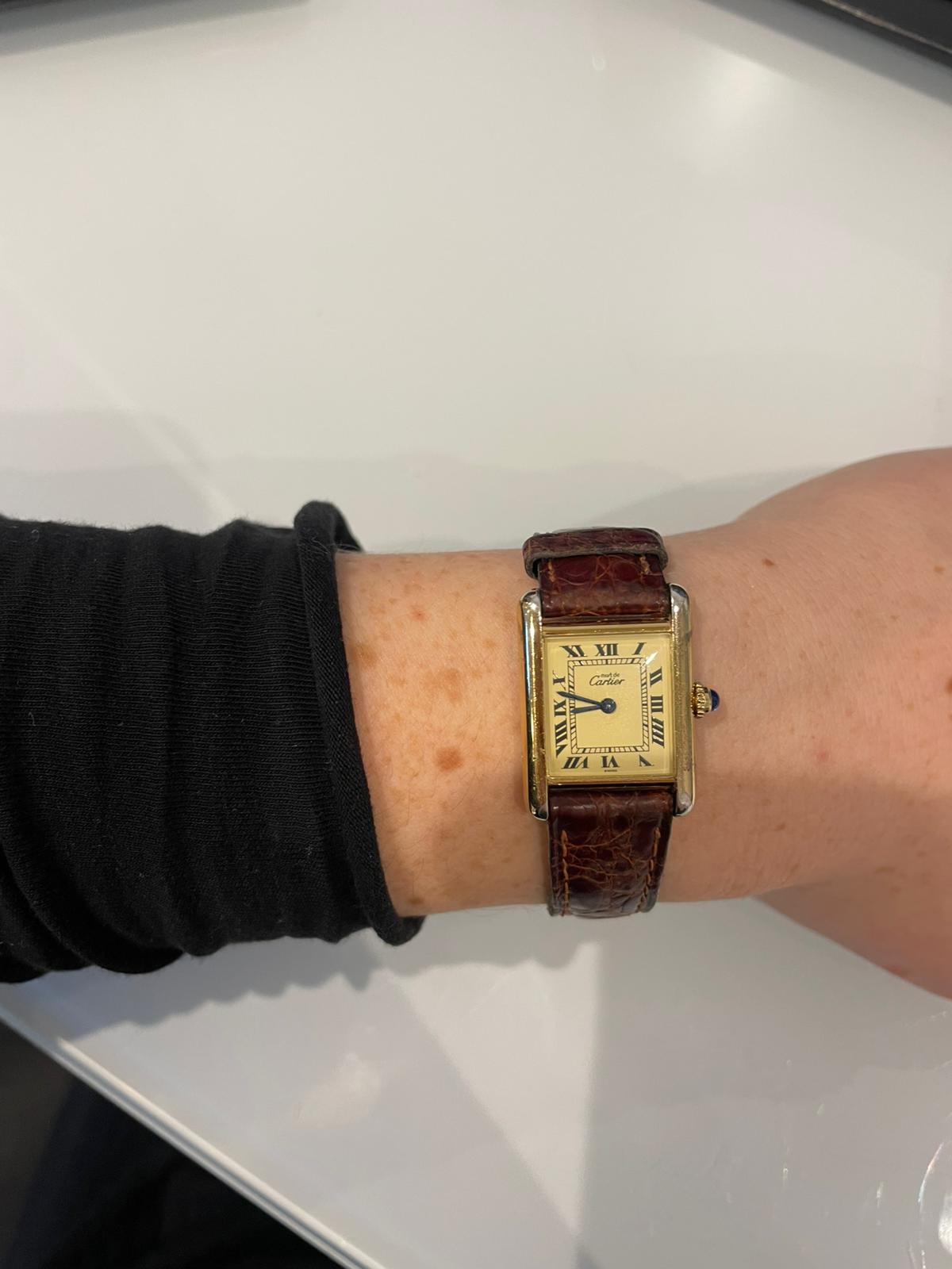 Cartier Must De Tank 20mm Ladies