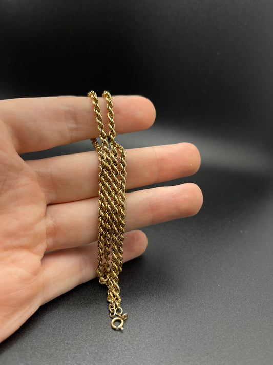 9ct Gold Rope Chain